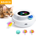 PURRNIMBLE 3-in-1 Electric Turntable — Butterfly, Feather & Ball in One Obsession