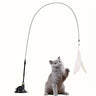 PURRNIMBLE Bell & Feather Wand — Suction-Cup Teaser for Playtime That Never Gets Old