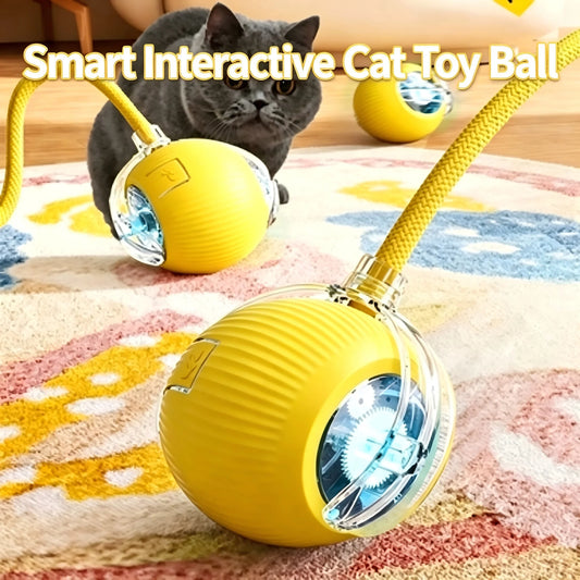 PURRNIMBLE Smart Rolling Ball — Obstacle-Dodging, Speed-Adjustable Cat Chaos
