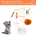 PURRNIMBLE Feather Caterpillar — The Crinkly, Jingly Toy Cats Can't Resist