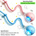 PURRNIMBLE Smart Rolling Ball — Obstacle-Dodging, Speed-Adjustable Cat Chaos